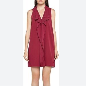 BCBGeneration Garnet Sleeveless Ruffle Tent Dress